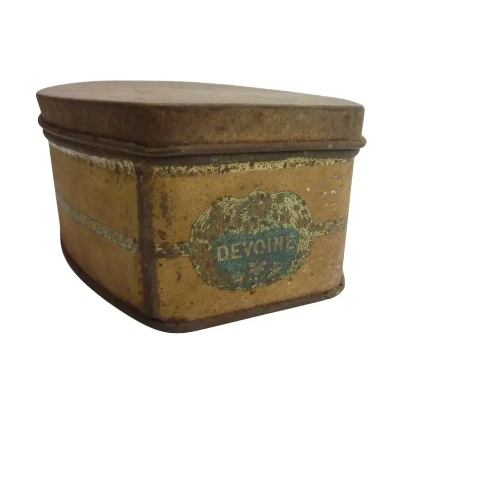 Antique Devoine Mavis Chocolate Tin Circa 1920's
